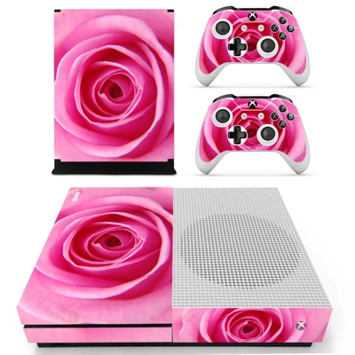 Nice Rose decal skin for Xbox one S Console and 2 Controll.. Nice Rose decal skin for Xbox one S Console and 2 Controll..