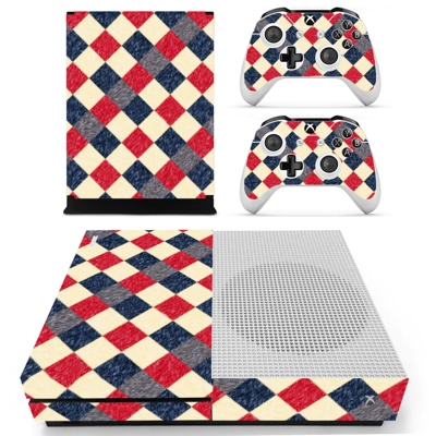 Colorful Squares decal skin for Xbox one S Console and 2 C.. Colorful Squares decal skin for Xbox one S Console and 2 C..