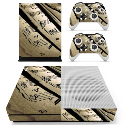 Music sheet decal skin for Xbox one S Console and 2 Contro.. Music sheet decal skin for Xbox one S Console and 2 Contro..
