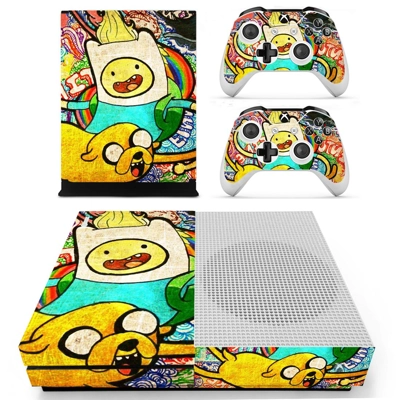 Adventure time wallpaper decal skin for Xbox one S Console.. Adventure time wallpaper decal skin for Xbox one S Console..
