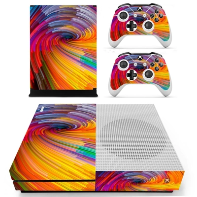 Spiral pattern decal skin for Xbox one S Console and 2 Con.. Spiral pattern decal skin for Xbox one S Console and 2 Con..