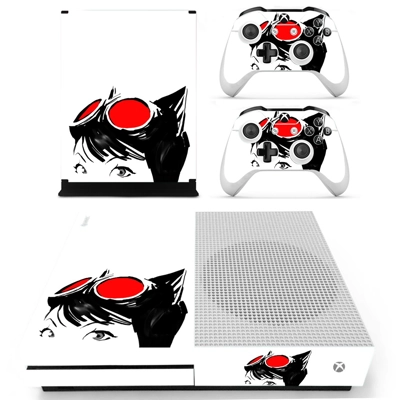 Cat Woman decal skin for Xbox one S Console and 2 Controll.. Cat Woman decal skin for Xbox one S Console and 2 Controll..