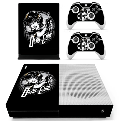 Dead eyre decal skin for Xbox one S Console and 2 Controll.. Dead eyre decal skin for Xbox one S Console and 2 Controll..
