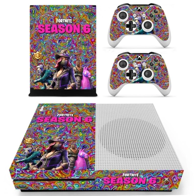 Fortnite decal skin for Xbox one S Console and 2 Controllers