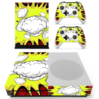 Comic book decal skin for Xbox one S Console and 2 Control.. Comic book decal skin for Xbox one S Console and 2 Control..
