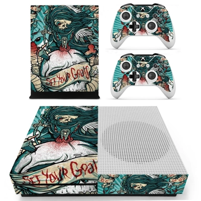 Set Your Goals decal skin for Xbox one S Console and 2 Con.. Set Your Goals decal skin for Xbox one S Console and 2 Con..