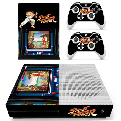 Street Fighter decal skin for Xbox one S Console and 2 Con.. Street Fighter decal skin for Xbox one S Console and 2 Con..