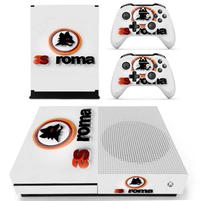 AS Roma decal skin for Xbox one S Console and 2 Controllers AS Roma decal skin for Xbox one S Console and 2 Controllers