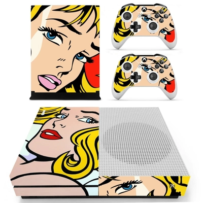 Roy Lichtenstein decal skin for Xbox one S Console and 2 C.. Roy Lichtenstein decal skin for Xbox one S Console and 2 C..