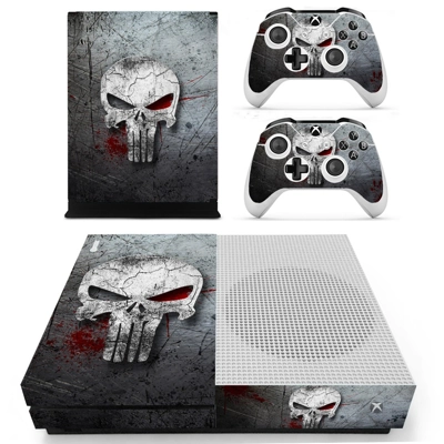 Punisher decal skin for Xbox one S Console and 2 Controllers Punisher decal skin for Xbox one S Console and 2 Controllers
