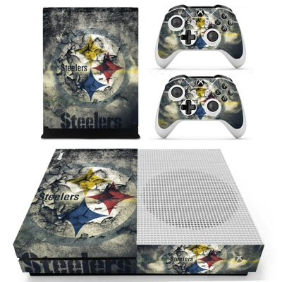 Pittsburgh Steelers decal skin for Xbox one S Console and .. Pittsburgh Steelers decal skin for Xbox one S Console and ..