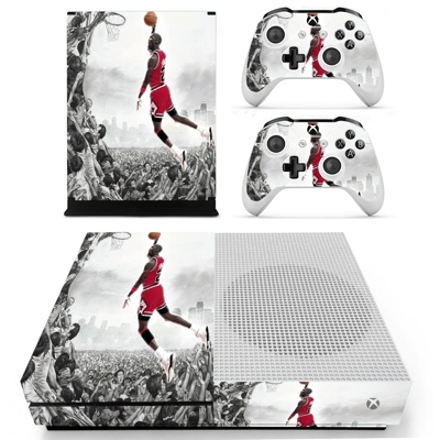 Jordan 23 decal skin for Xbox one S Console and 2 Controll.. Jordan 23 decal skin for Xbox one S Console and 2 Controll..