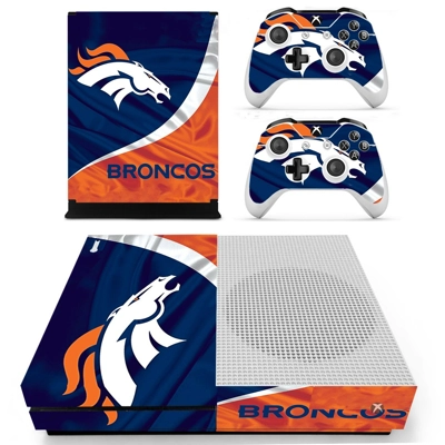 Denver Broncos decal skin for Xbox one S Console and 2 Con.. Denver Broncos decal skin for Xbox one S Console and 2 Con..