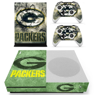 Green bay packers decal skin for Xbox one S Console and 2 .. Green bay packers decal skin for Xbox one S Console and 2 ..