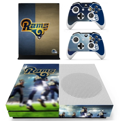 Los Angeles Rams decal skin for Xbox one S Console and 2 C.. Los Angeles Rams decal skin for Xbox one S Console and 2 C..