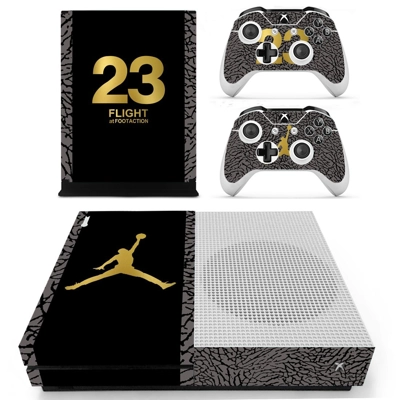 Jordan 23 decal skin for Xbox one S Console and 2 Controll.. Jordan 23 decal skin for Xbox one S Console and 2 Controll..