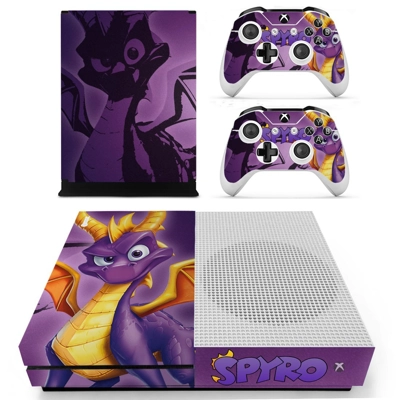 Spyro decal skin for Xbox one S Console and 2 Controllers Spyro decal skin for Xbox one S Console and 2 Controllers