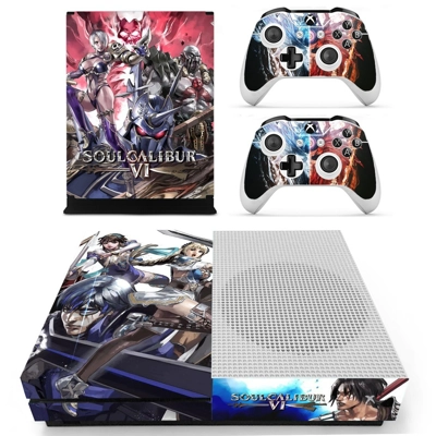Soulcalibur 6 decal skin for Xbox one S Console and 2 Cont.. Soulcalibur 6 decal skin for Xbox one S Console and 2 Cont..