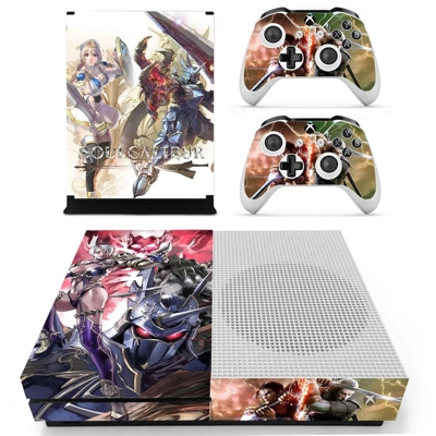 Soulcalibur 6 decal skin for Xbox one S Console and 2 Cont.. Soulcalibur 6 decal skin for Xbox one S Console and 2 Cont..