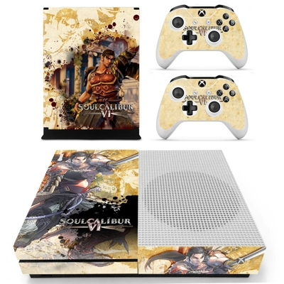 Soulcalibur 6 decal skin for Xbox one S Console and 2 Cont.. Soulcalibur 6 decal skin for Xbox one S Console and 2 Cont..