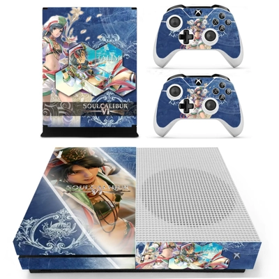 Soulcalibur 6 decal skin for Xbox one S Console and 2 Cont.. Soulcalibur 6 decal skin for Xbox one S Console and 2 Cont..