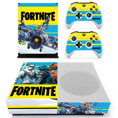 Fortnite decal skin for Xbox one S Console and 2 Controllers Fortnite decal skin for Xbox one S Console and 2 Controllers