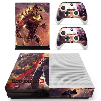 God Eater 3 decal skin for Xbox one S Console and 2 Controllers