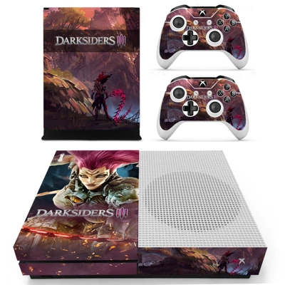 Darksiders 3 decal skin for Xbox one S Console and 2 Contr.. Darksiders 3 decal skin for Xbox one S Console and 2 Contr..