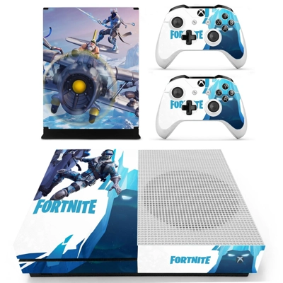 Fortnite decal skin for Xbox one S Console and 2 Controllers