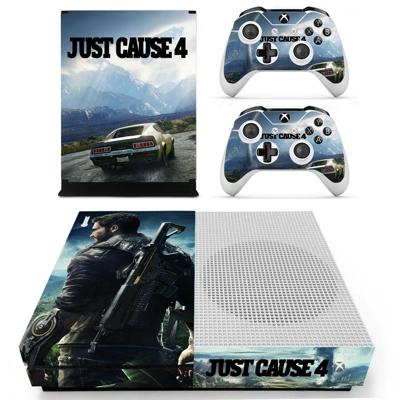 Just Cause 4 decal skin for Xbox one S Console and 2 Contr.. Just Cause 4 decal skin for Xbox one S Console and 2 Contr..