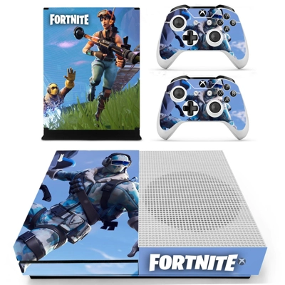Fortnite decal skin for Xbox one S Console and 2 Controllers