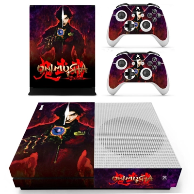 Onimusha decal skin for Xbox one S Console and 2 Controllers Onimusha decal skin for Xbox one S Console and 2 Controllers