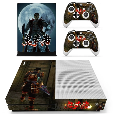 Onimusha decal skin for Xbox one S Console and 2 Controllers Onimusha decal skin for Xbox one S Console and 2 Controllers