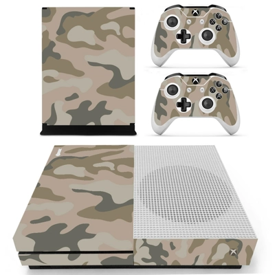 Camouflage decal skin for Xbox one S Console and 2 Control.. Camouflage decal skin for Xbox one S Console and 2 Control..