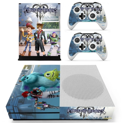 Kingdom Hearts 3 decal skin for Xbox one S Console and 2 C.. Kingdom Hearts 3 decal skin for Xbox one S Console and 2 C..