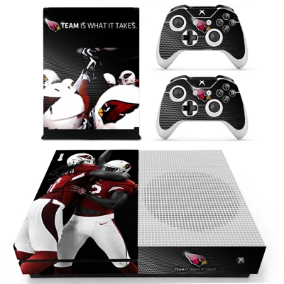 Arizona Cardinals decal skin for Xbox one S Console and 2 .. Arizona Cardinals decal skin for Xbox one S Console and 2 ..