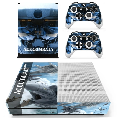 ACE Combat 7 decal skin for Xbox one S Console and 2 Controllers