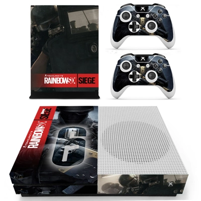 Rainbow Six Siege decal skin for Xbox one S Console and 2 Controllers