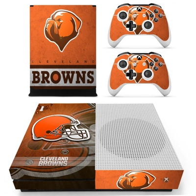 Cleveland Browns decal skin for Xbox one S Console and 2 C.. Cleveland Browns decal skin for Xbox one S Console and 2 C..