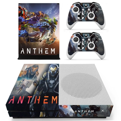 Anthem decal skin for Xbox one S Console and 2 Controllers