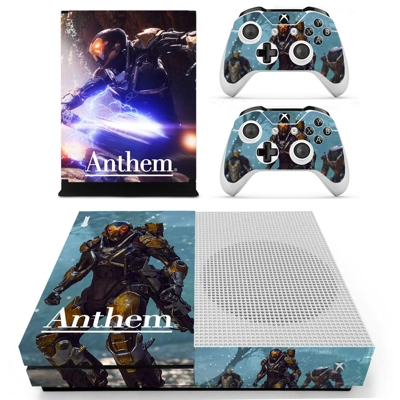 Anthem decal skin for Xbox one S Console and 2 Controllers Anthem decal skin for Xbox one S Console and 2 Controllers