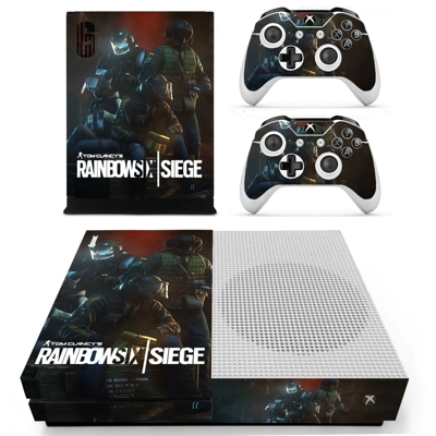 Rainbow Six Siege decal skin for Xbox one S Console and 2 Controllers