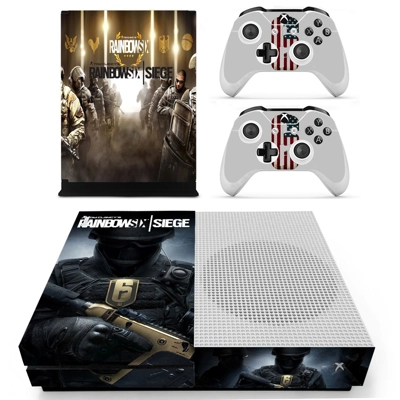Rainbow Six Siege decal skin for Xbox one S Console and 2 Controllers