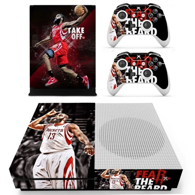 James Harden decal skin for Xbox one S Console and 2 Controllers