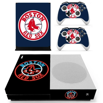 Boston Red Sox decal skin for Xbox one S Console and 2 Controllers