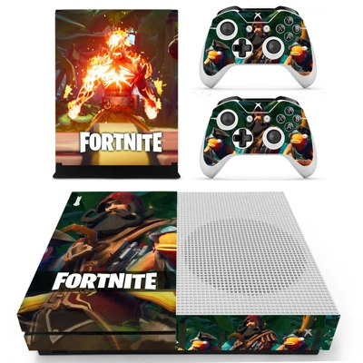 Fortnite decal skin for Xbox one S Console and 2 Controllers