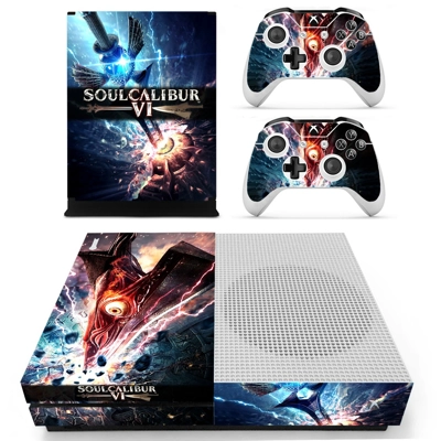 Soulcalibur 6 decal skin for Xbox one S Console and 2 Cont.. Soulcalibur 6 decal skin for Xbox one S Console and 2 Cont..