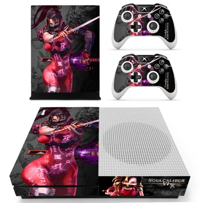 Soulcalibur 6 decal skin for Xbox one S Console and 2 Cont.. Soulcalibur 6 decal skin for Xbox one S Console and 2 Cont..