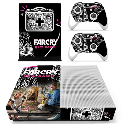 Far Cry New Dawn decal skin for Xbox one S Console and 2 Controllers