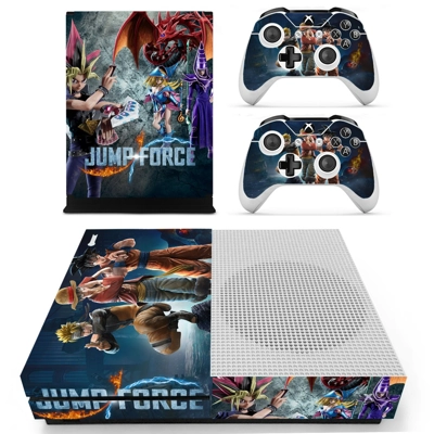 Jump Force decal skin for Xbox one S Console and 2 Control.. Jump Force decal skin for Xbox one S Console and 2 Control..